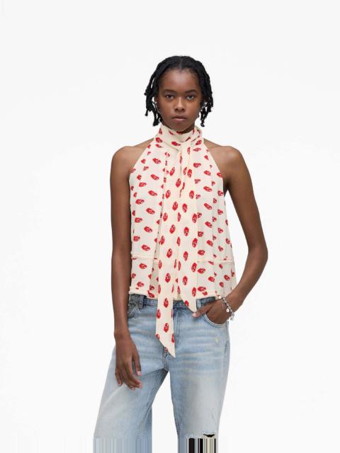 Marc Jacobs LIPS HALTERNECK TIE TOP