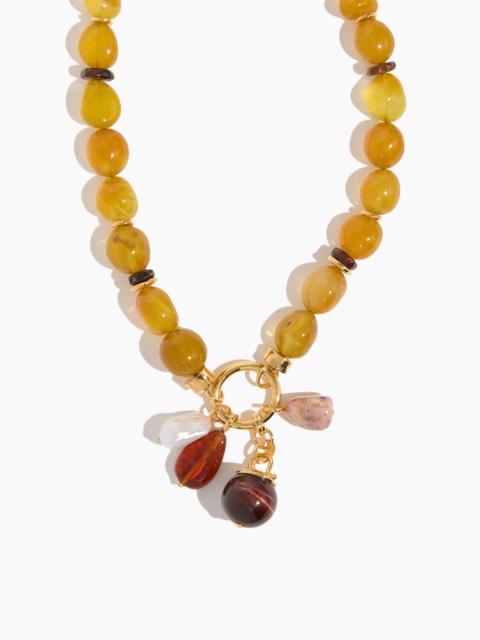 LIZZIE FORTUNATO Cordoba Charm Necklace in Multi