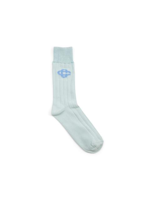 CASABLANCA Ligh Blue Socks | Casablanca Paris