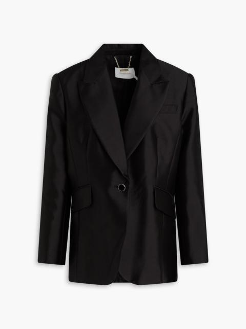 Zimmermann Wool and silk-blend satin blazer