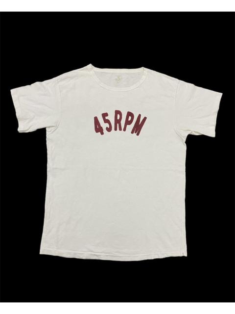 Other Designers 45rpm × Japanese Brand - JAPAN BRAND 45RPM SPELL OUT T-SHIRT