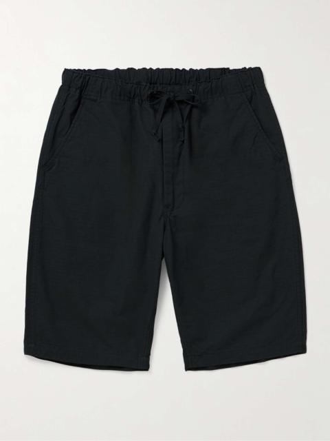 New Yorker Straight-Leg Cotton-Ripstop Drawstring Shorts