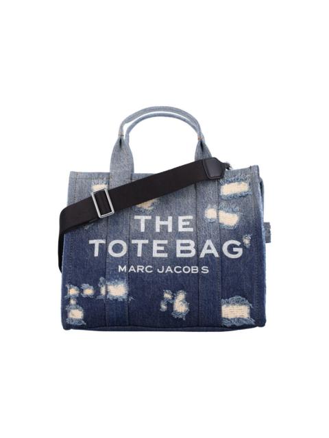 Marc Jacobs Marc Jacobs The Rip And Repair Denim Medium Tote Bag