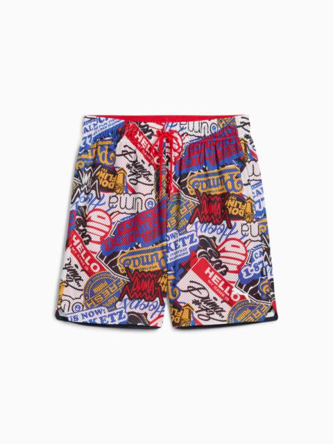 PUMA HooperHotline AOP 7" Shorts Men