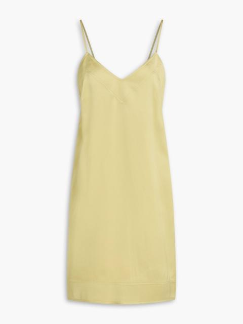 TOTEME Satin-crepe mini dress