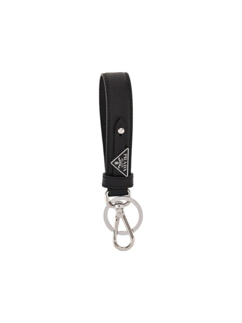 Prada Prada Saffiano Leather Key-holder Black Men