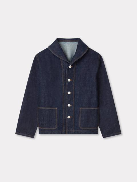 KENZO 'KENZO Winter Holidays' shawl chore jacket in japanese denim