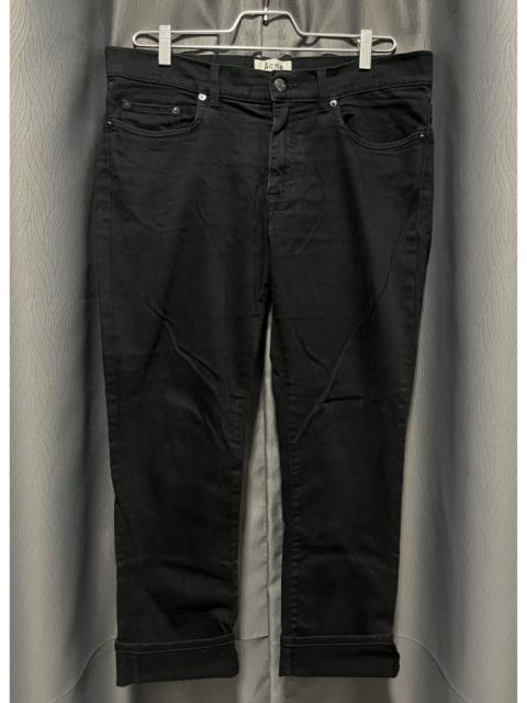 Acne Studio Slim Skinny Stretch Black Jeans