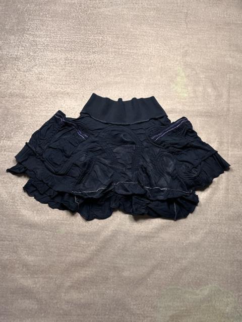 Other Designers Le Grande Bleu (L.G.B.) - Marithe Francois Girbaud Avant Garde Double Pocket Skirt