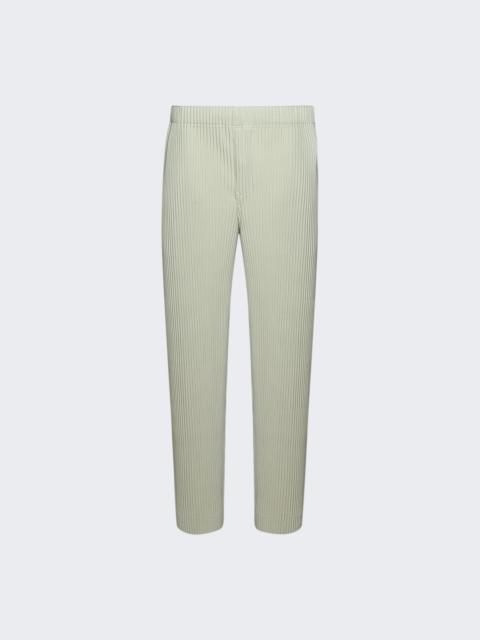 ISSEY MIYAKE Pleated Pants Wavellite Green