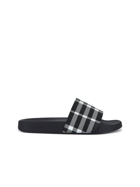 Burberry Furley Check Slide