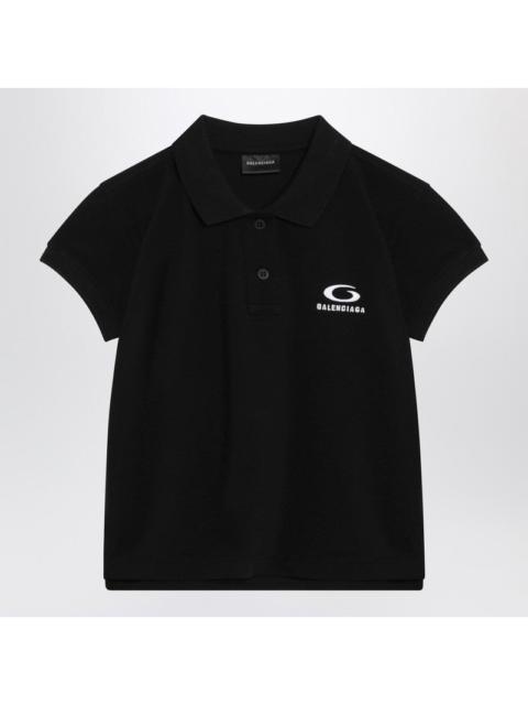 BALENCIAGA Balenciaga Black Laurel Classic Polo Women