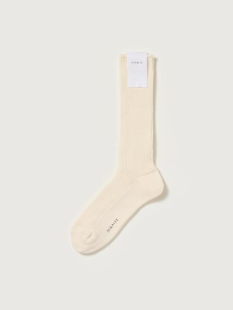 AURALEE COTTON LOW GAUGE SOCKS