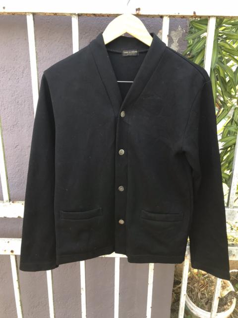 Comme Des Garçons Ad 1998 Black Polyester Cardigan