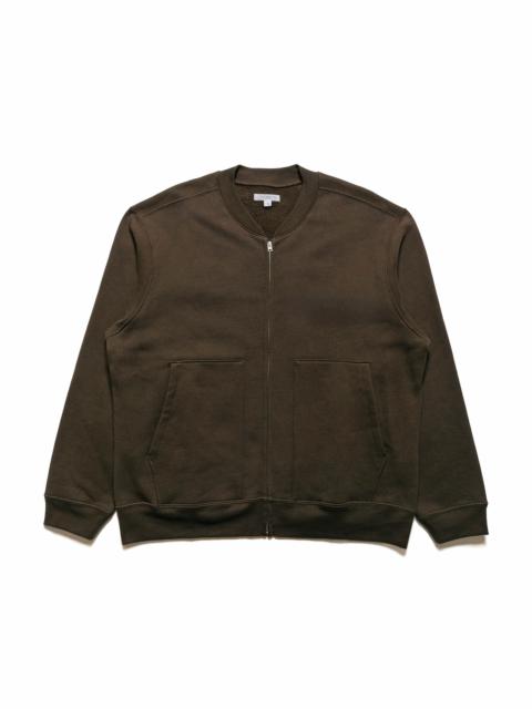 LADY WHITE CO. Zip Crew Neck Bark