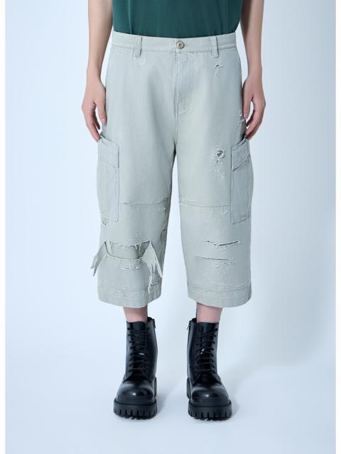 BALENCIAGA Balenciaga Men Cropped Cargo Pants