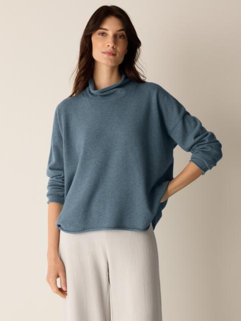 EILEEN FISHER Italian Cashmere Turtleneck Top