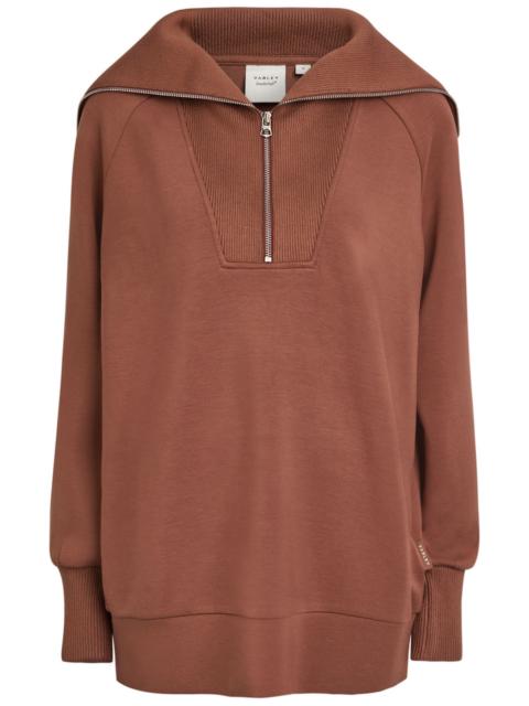 VARLEY Varley Xina Half-zip Stretch-jersey Sweatshirt