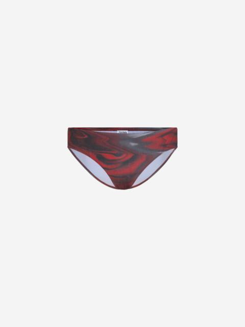 Jean Paul Gaultier THE RED BLURRY ROSES SWIMMING BRIEFS