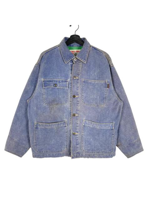 Other Designers Vintage Wrangler Casey Jones Denim Jacket John Luther Jones