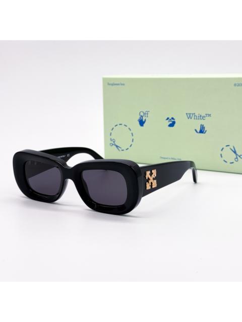 Off-White NEW OFF-WHITE CARRARA 007 BLACK SUNGLASSES OFF-WHITE EYEWEAR