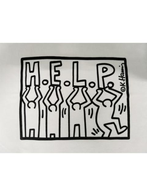 Other Designers Vintage - Vintage Keith Haring HELP Designer Tee Graffiti Art