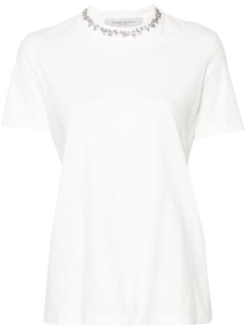Golden Goose Women Embroidered Cotton T-Shirt