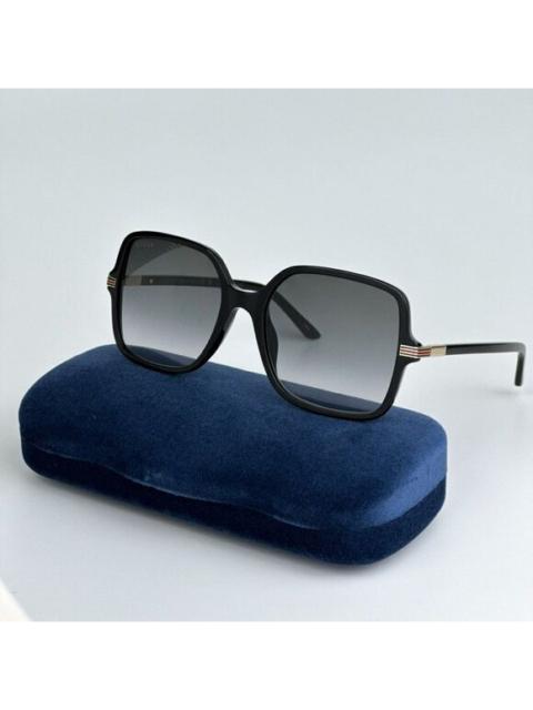 GUCCI NEW Gucci GG1449S 001 Black Grey Women Square Sunglasses GG 1449S