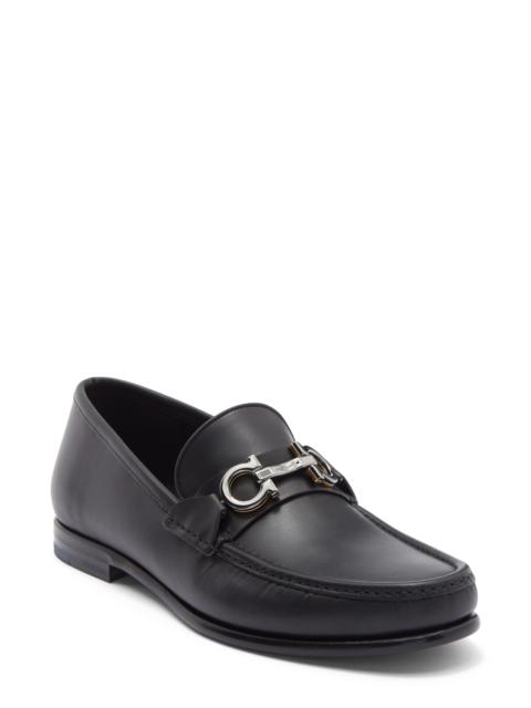 FERRAGAMO FERRAGAMO Avril Double Gancio Bit Loafer in Nero at Nordstrom