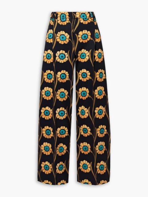Other Designers La Comasca printed jersey pants
