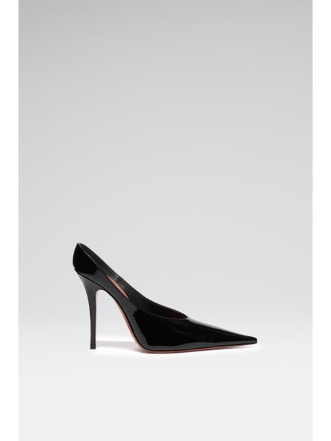 Amina Muaddi ANOK MULE 105 BLACK PATENT