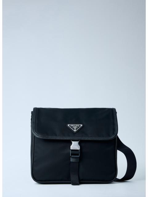 Prada Prada Men Re-Nylon And Saffiano Leather Shoulder Bag