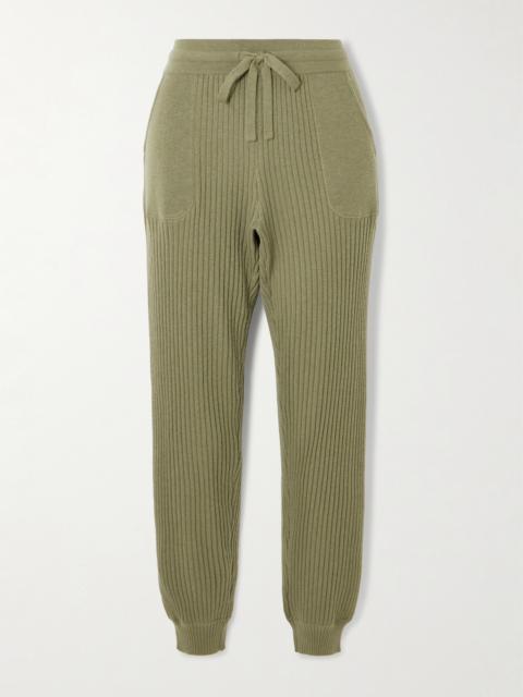ERES Moelleux Wool And Cashmere-blend Tapered Track Pants