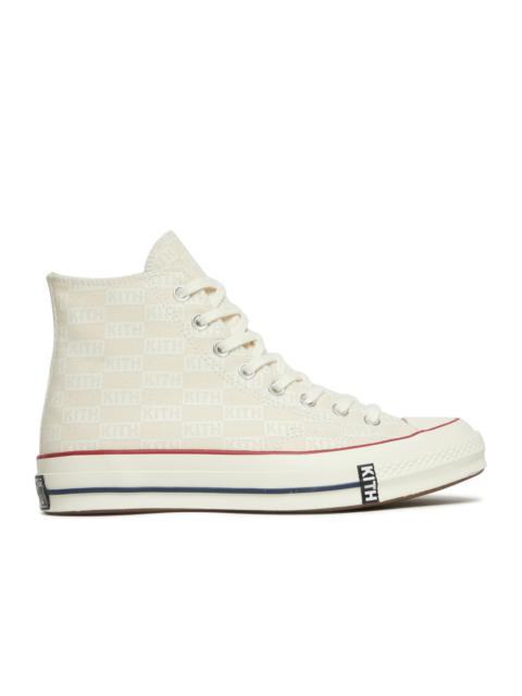 Converse KITH X CHUCK 70 HI 'WHITE MONOGRAM'