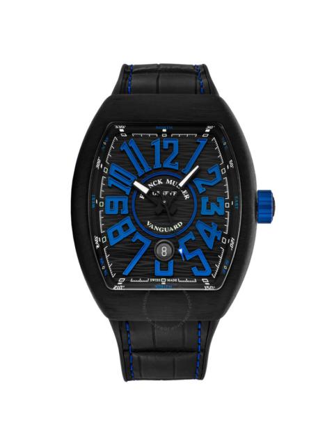 FRANCK MULLER Franck Muller Vanguard Automatic Black Dial Men's Watch 45SCBLKBLKBLU