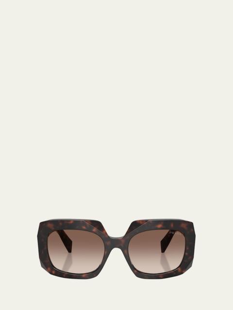 Prada PR B23SF Acetate Square Sunglasses