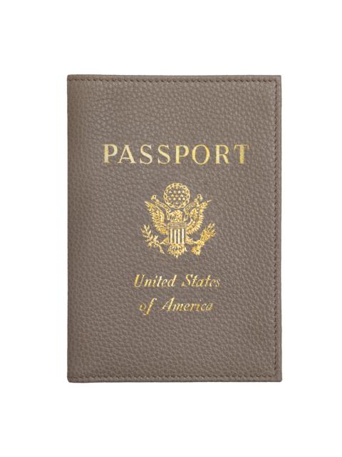 Longchamp Le Foulonné Passport cover Turtledove - Leather