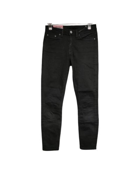 Acne Studios Acne Studios Climb Stay Black Denim Skinny Fit Jeans Pants