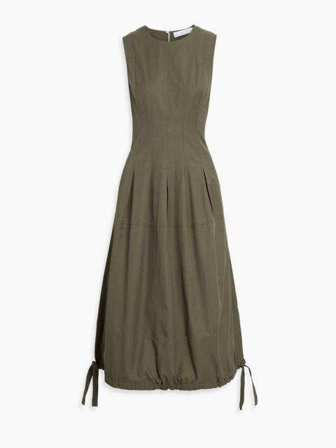 Other Designers Marley cotton-twill midi dress