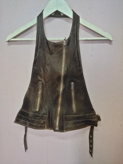 Neil Barrett Front Vest Genuine Leather