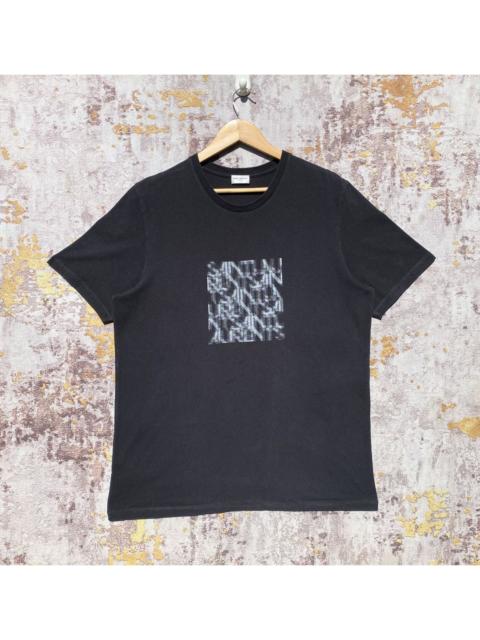 SAINT LAURENT Saint Laurent Paris Optical Illusion Graphic Shirt Luxury