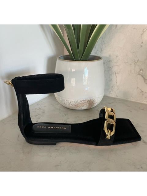 Other Designers New in Box! Good American Ankle Strap
Sandals Square‎ Toe Chunky Gold Chain