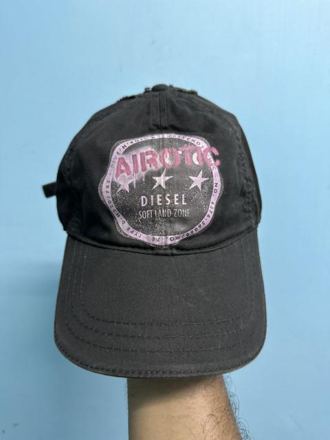 Diesel Distress DIESEL Airotic Logo Dad Hat
