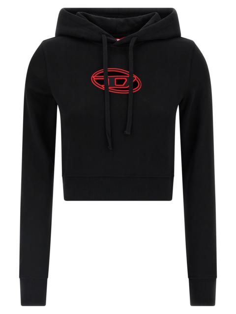 Diesel Slimmy Hood Sweatshirt Black