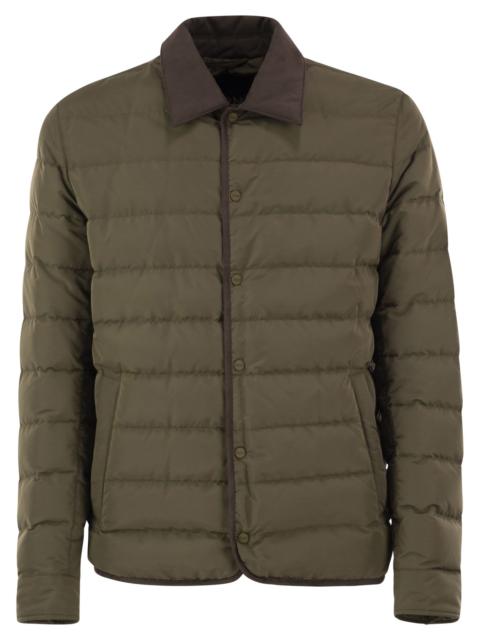 Herno Herno Men Quilted Down Jacket With Shirt Collar