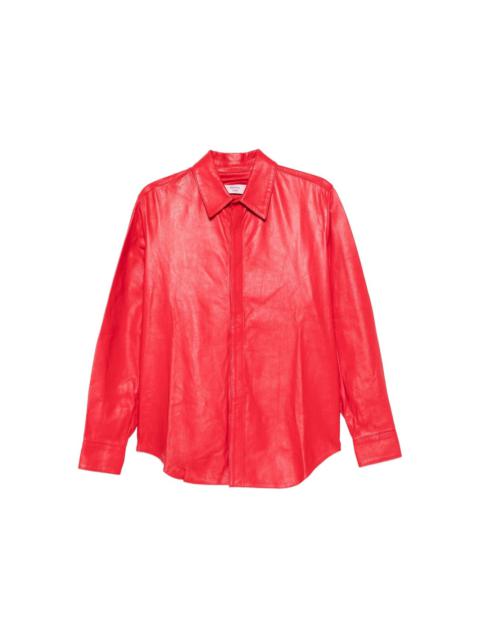 Martine Rose nappa leather shirt