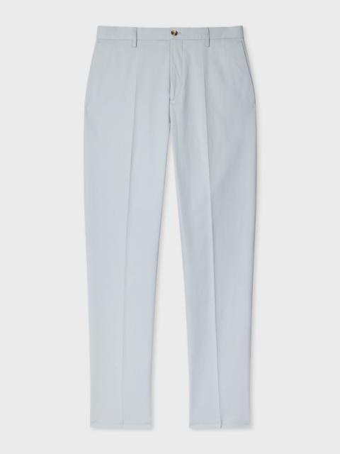Paul Smith Pale Blue Fine Cotton-Twill Trousers