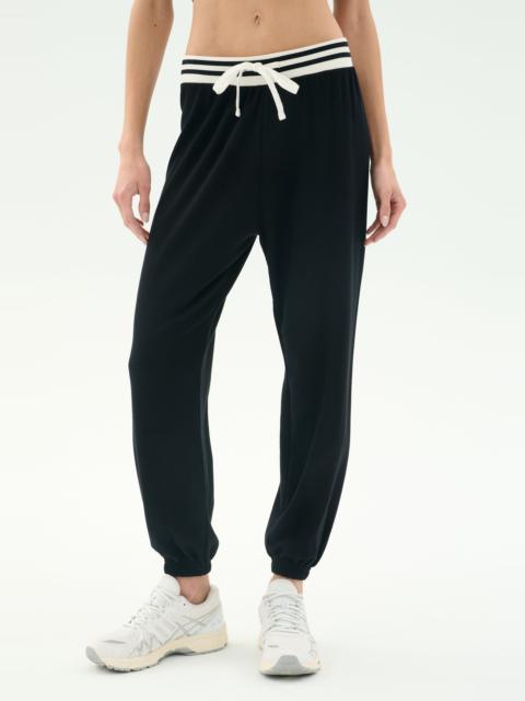 SPLITS59 Andie Oversized Fleece Sweatpant W/ Stripe