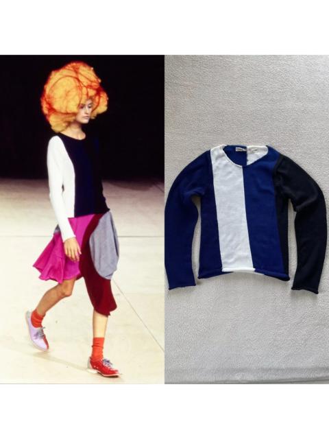 Comme Des Garçons Comme des Garcons AD1995 Color Block Sweater
