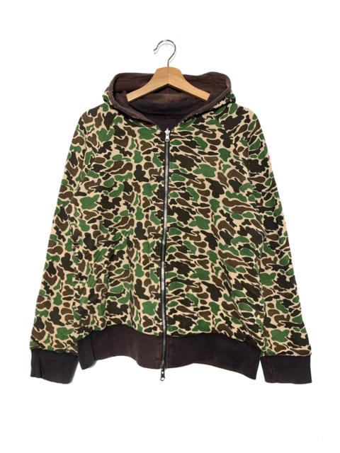 Other Designers Vintage - Vintage Reversible Camouflage Full Zipper Hoodie